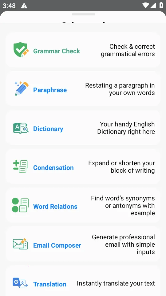 Glance AI���뷨(Ӣ��д������)v13.1 ��׿���ͼ0